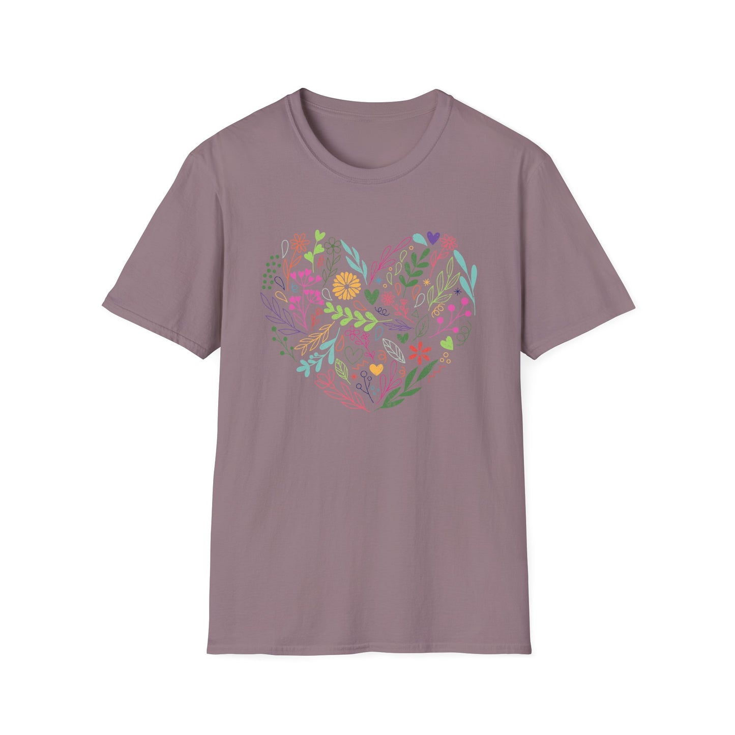 Rainbow Flowerheart T-Shirt