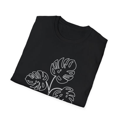 Monstera Line Art T-Shirt