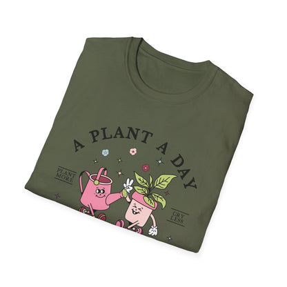 A Plant A Day Retro T-Shirt