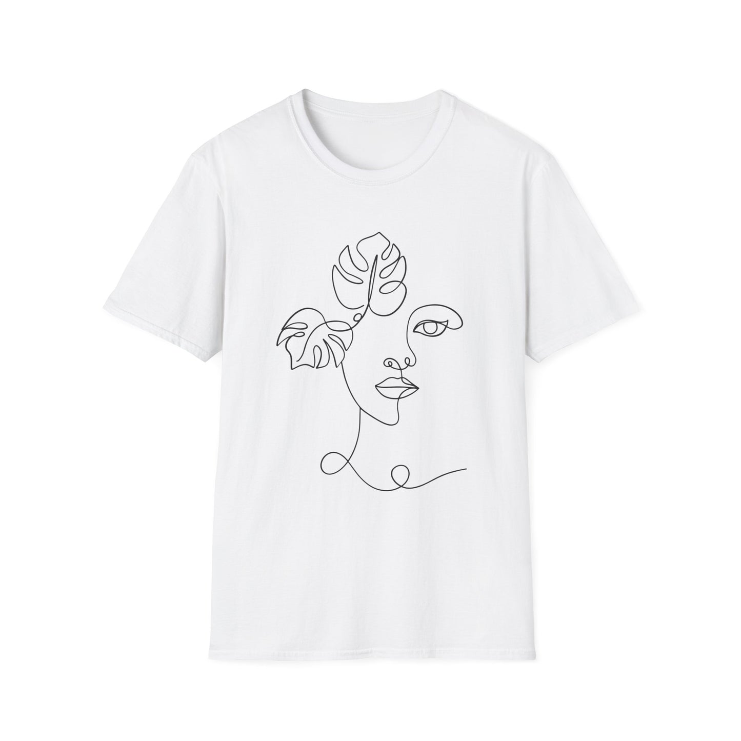 Monstera Line Art T-Shirt