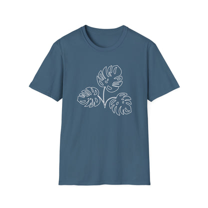 Monstera Line Art T-Shirt