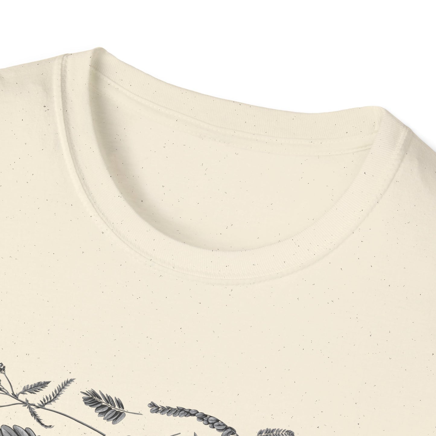 Vintage Botanical Grayscale T-Shirt