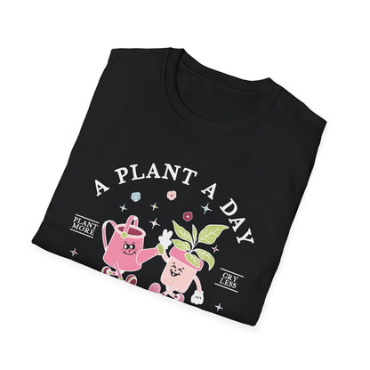 A Plant A Day Retro T-Shirt