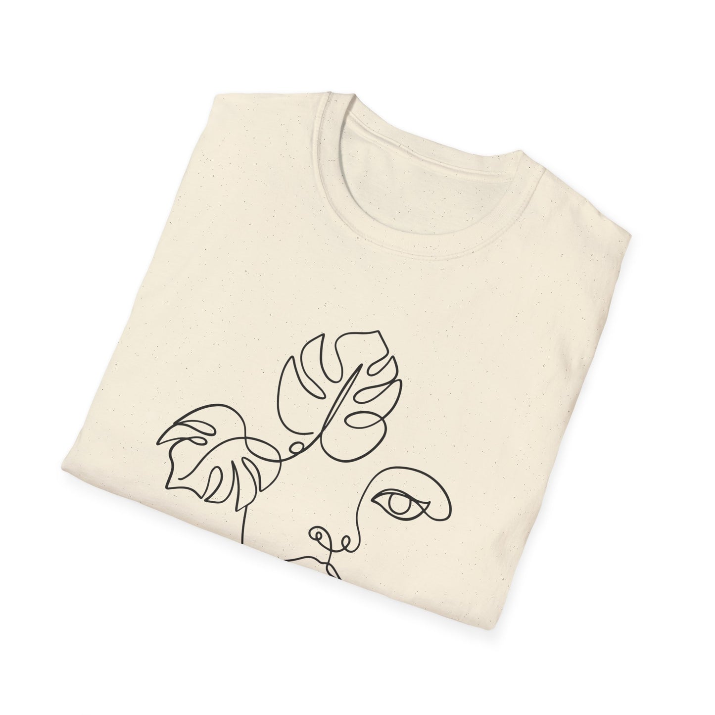 Monstera Line Art T-Shirt