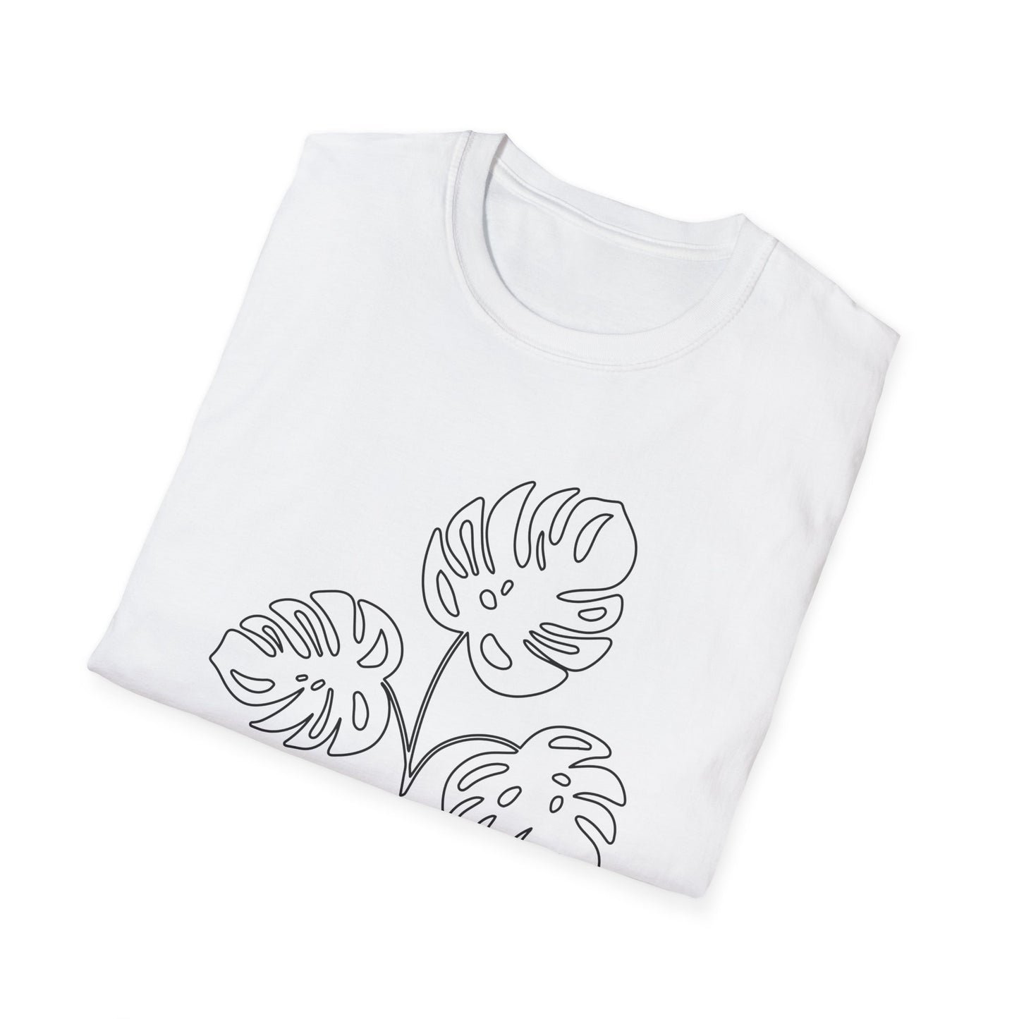 Monstera Line Art T-Shirt