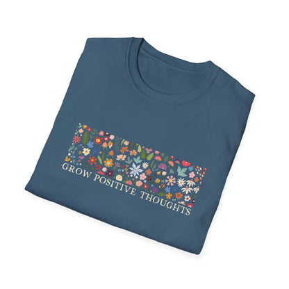 Grow Positive Thoughts Wildflowers T-Shirt