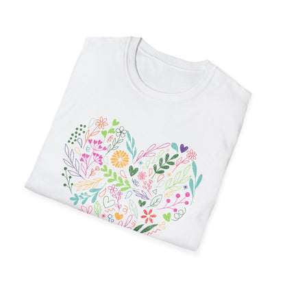 Rainbow Flowerheart T-Shirt