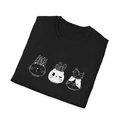 Cute Cat Plants T-Shirt