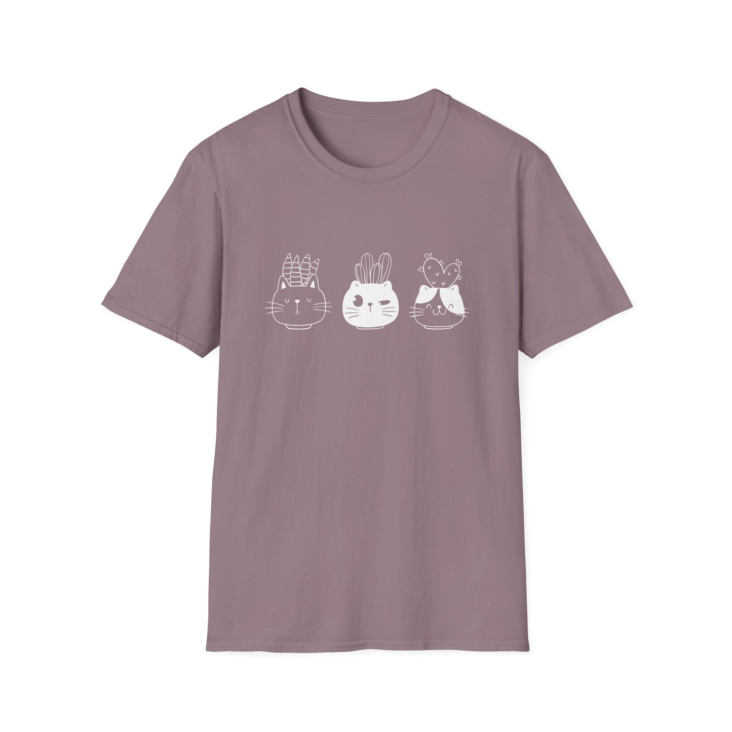 Cute Cat Plants T-Shirt