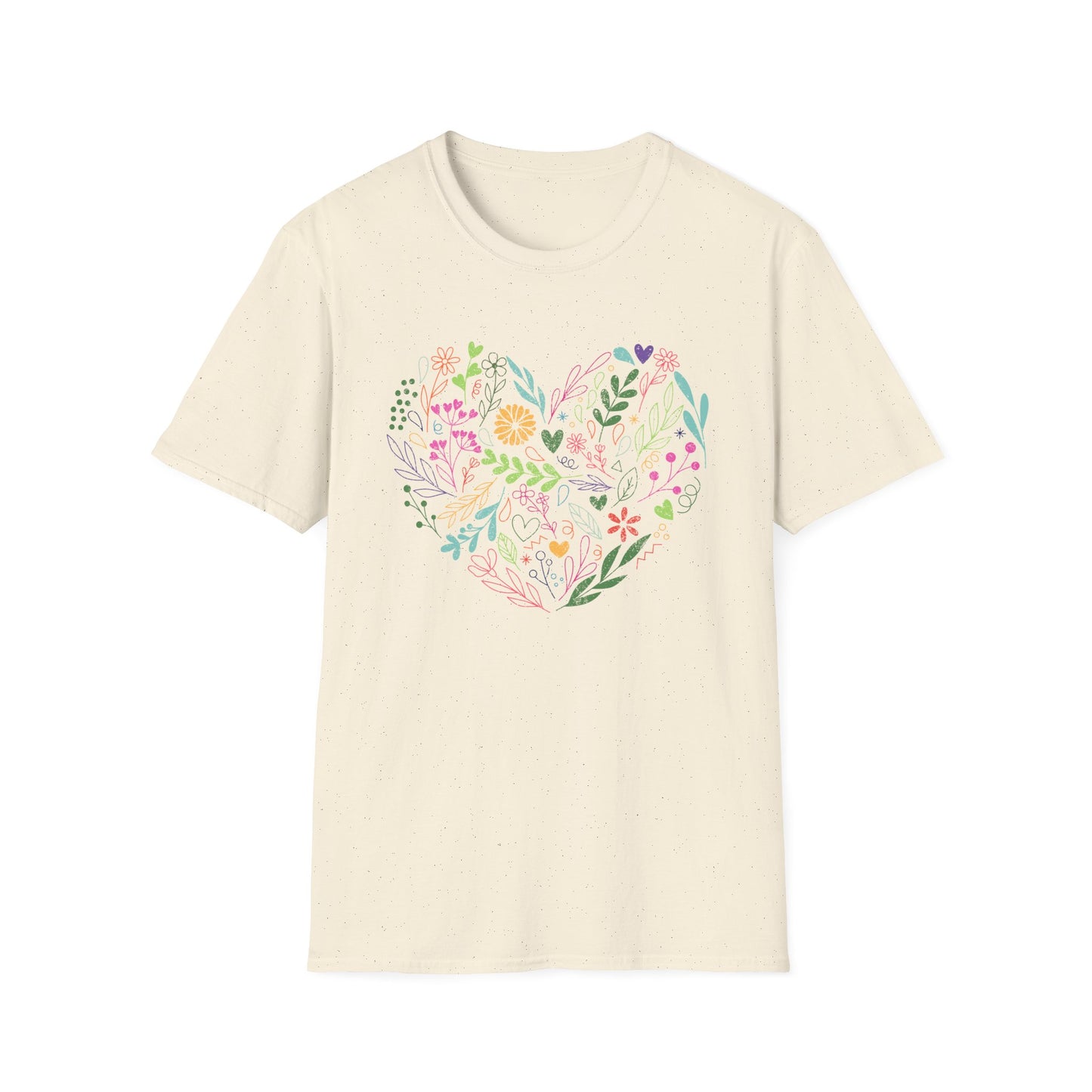 Rainbow Flowerheart T-Shirt