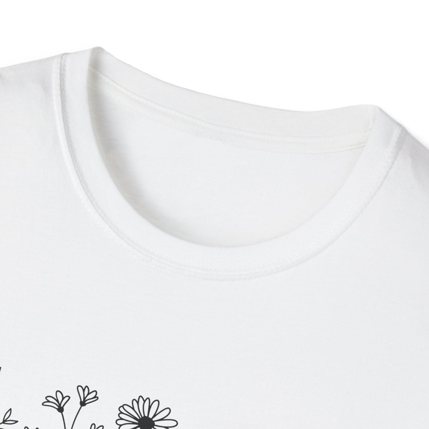 Wildflower Line Art T-Shirt