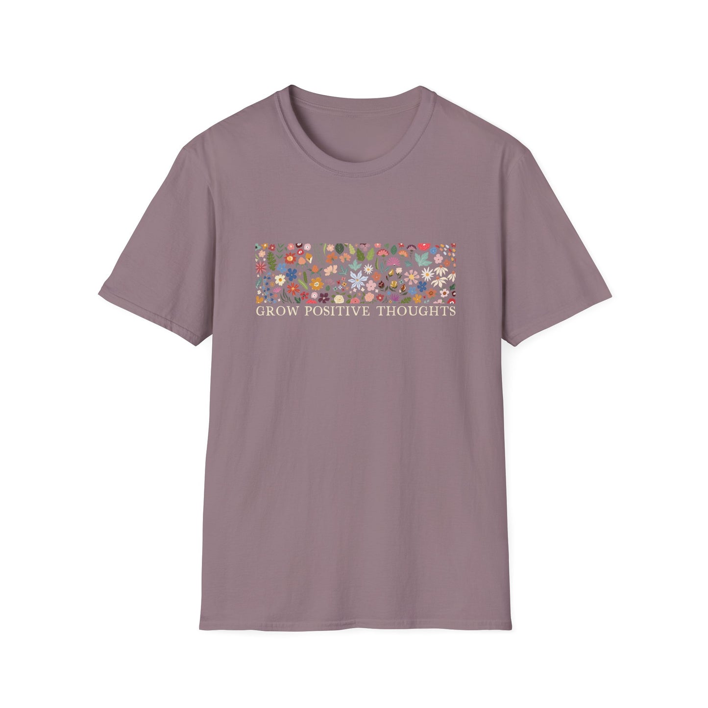 Grow Positive Thoughts Wildflowers T-Shirt