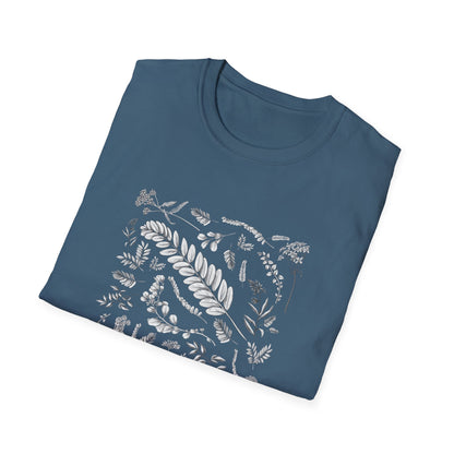 Vintage Botanical Grayscale T-Shirt