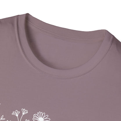 Wildflower Line Art T-Shirt