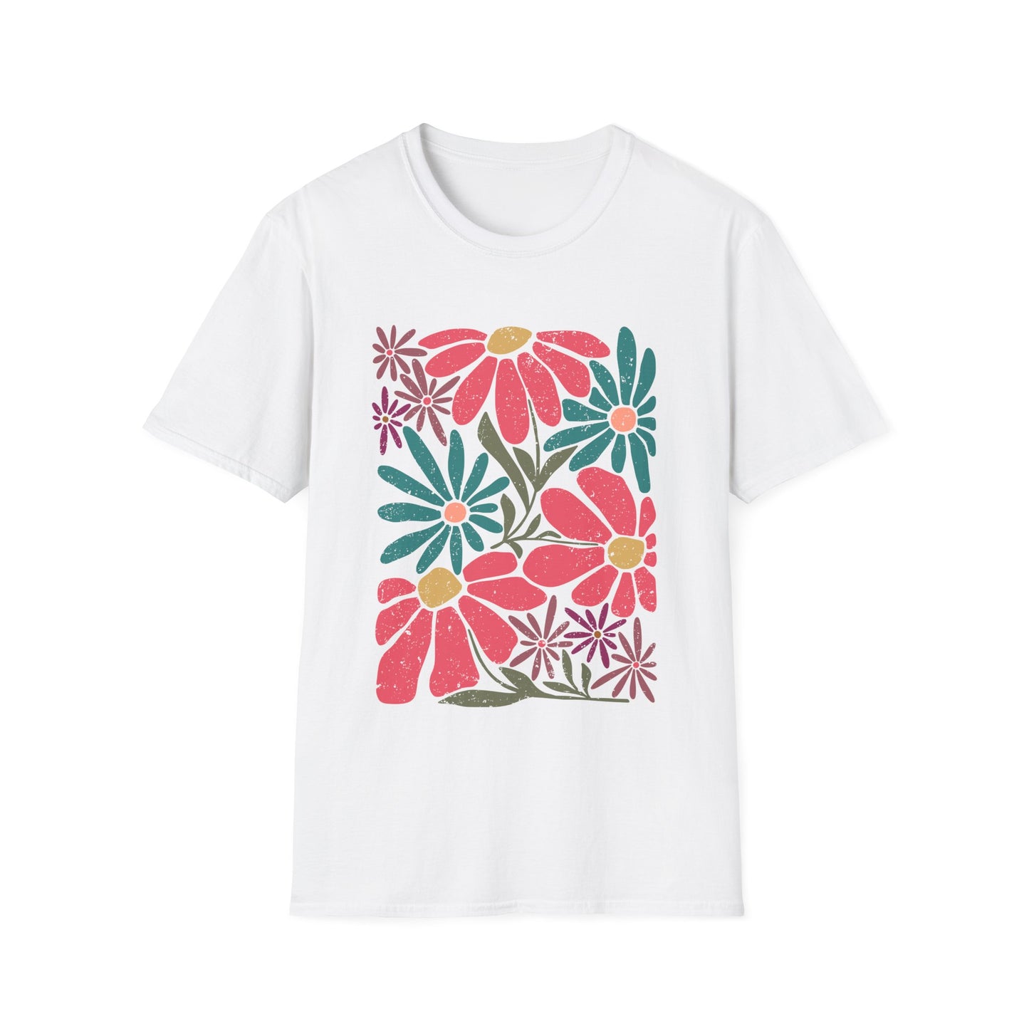 Retro Flower Market T-Shirt