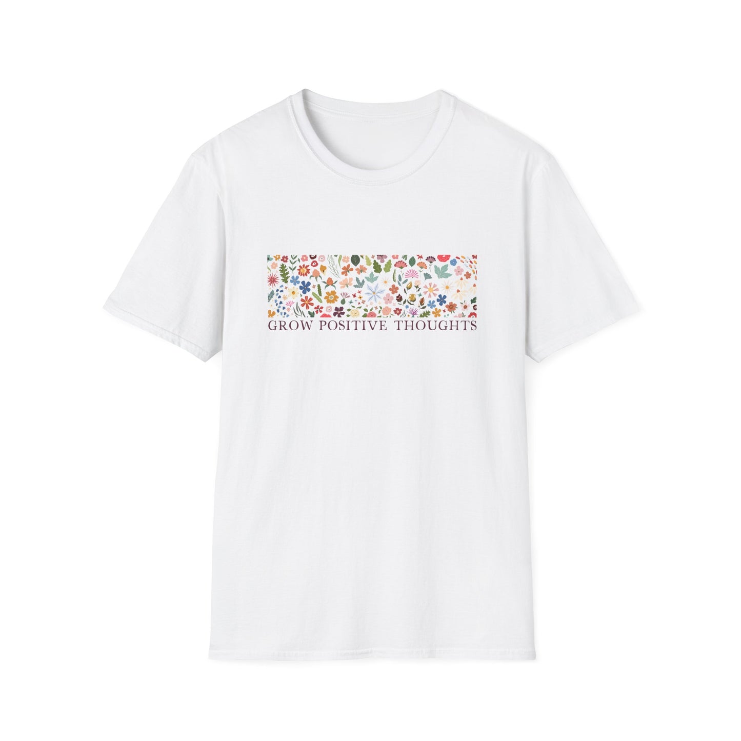 Grow Positive Thoughts Wildflowers T-Shirt