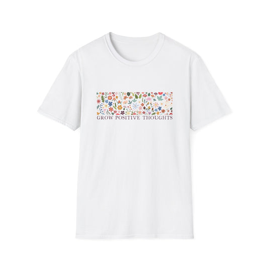 Grow Positive Thoughts Wildflowers T-Shirt