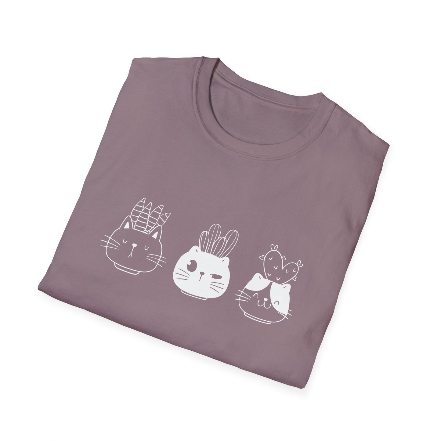 Cute Cat Plants T-Shirt