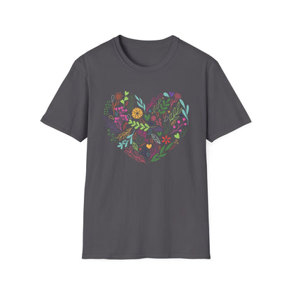 Rainbow Flowerheart T-Shirt