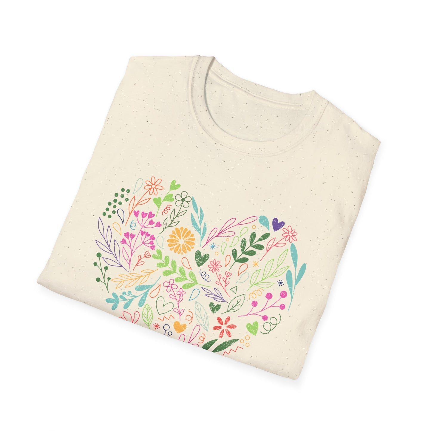 Rainbow Flowerheart T-Shirt