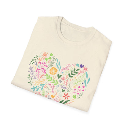 Rainbow Flowerheart T-Shirt