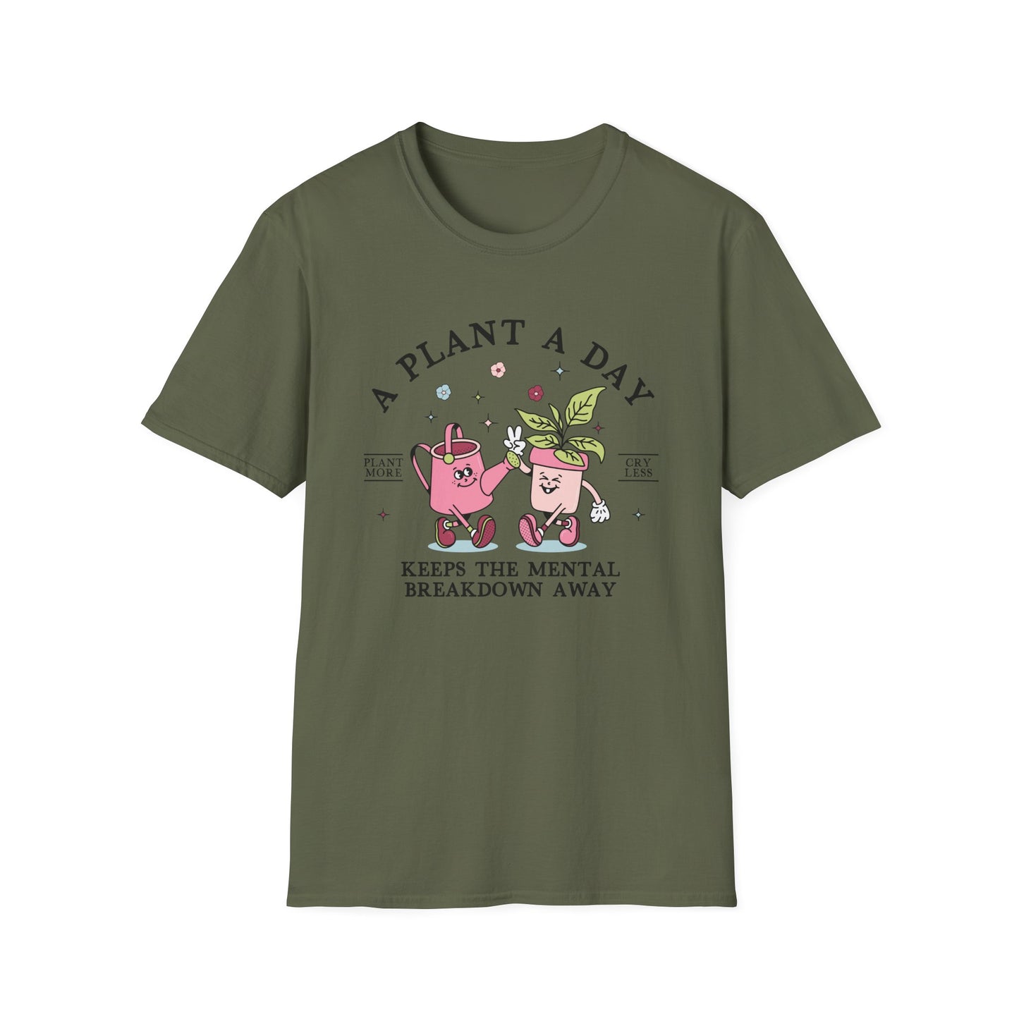 A Plant A Day Retro T-Shirt