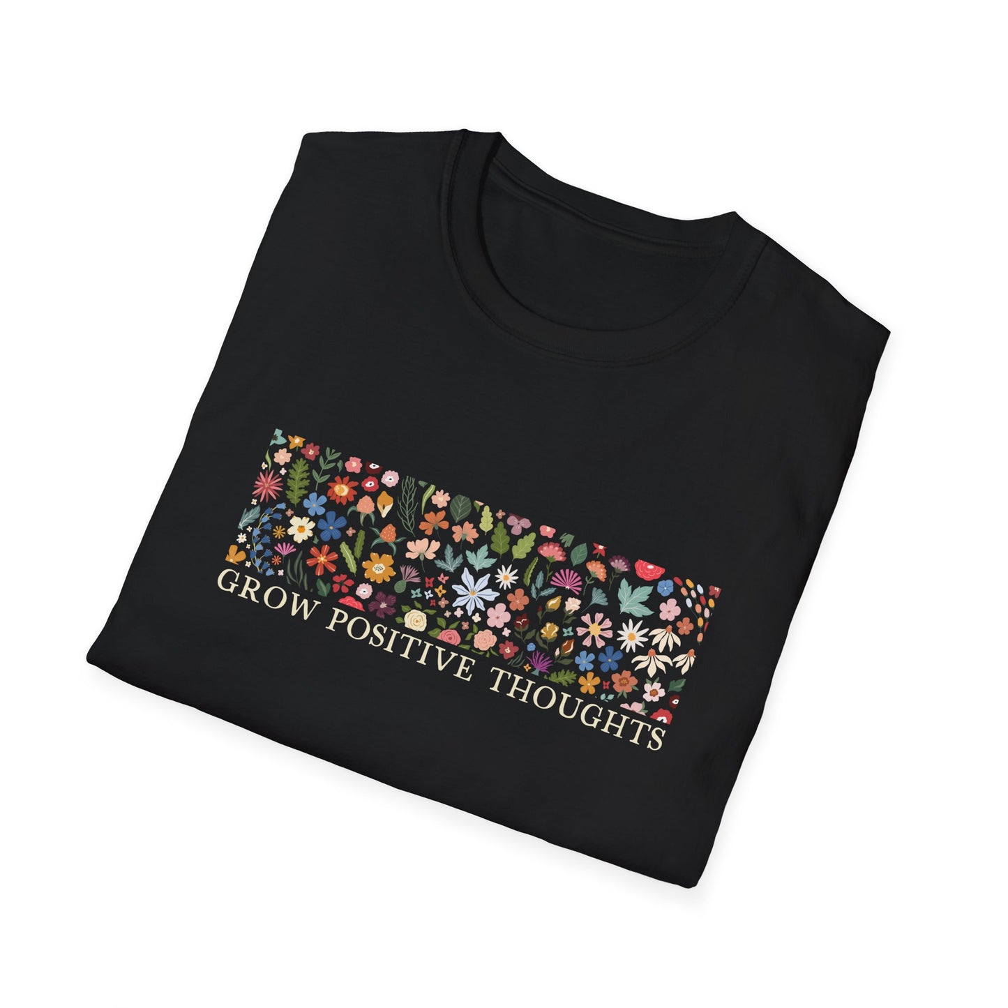 Grow Positive Thoughts Wildflowers T-Shirt