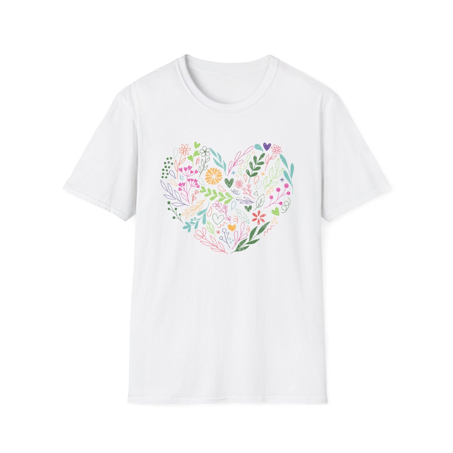 Rainbow Flowerheart T-Shirt