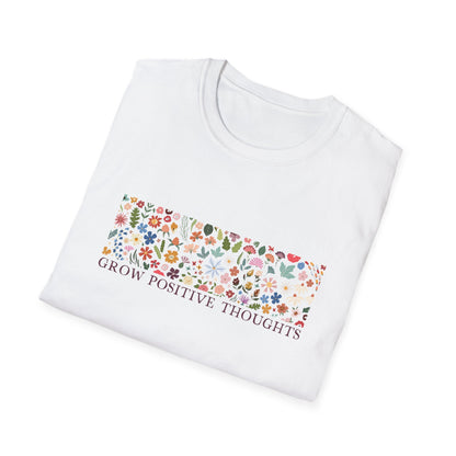 Grow Positive Thoughts Wildflowers T-Shirt