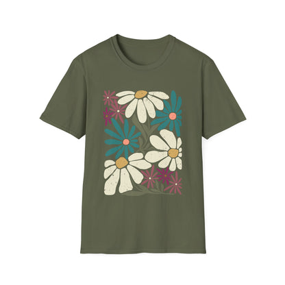 Retro Flower Market T-Shirt