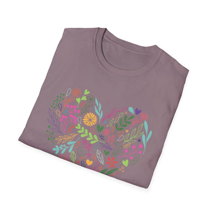 Rainbow Flowerheart T-Shirt